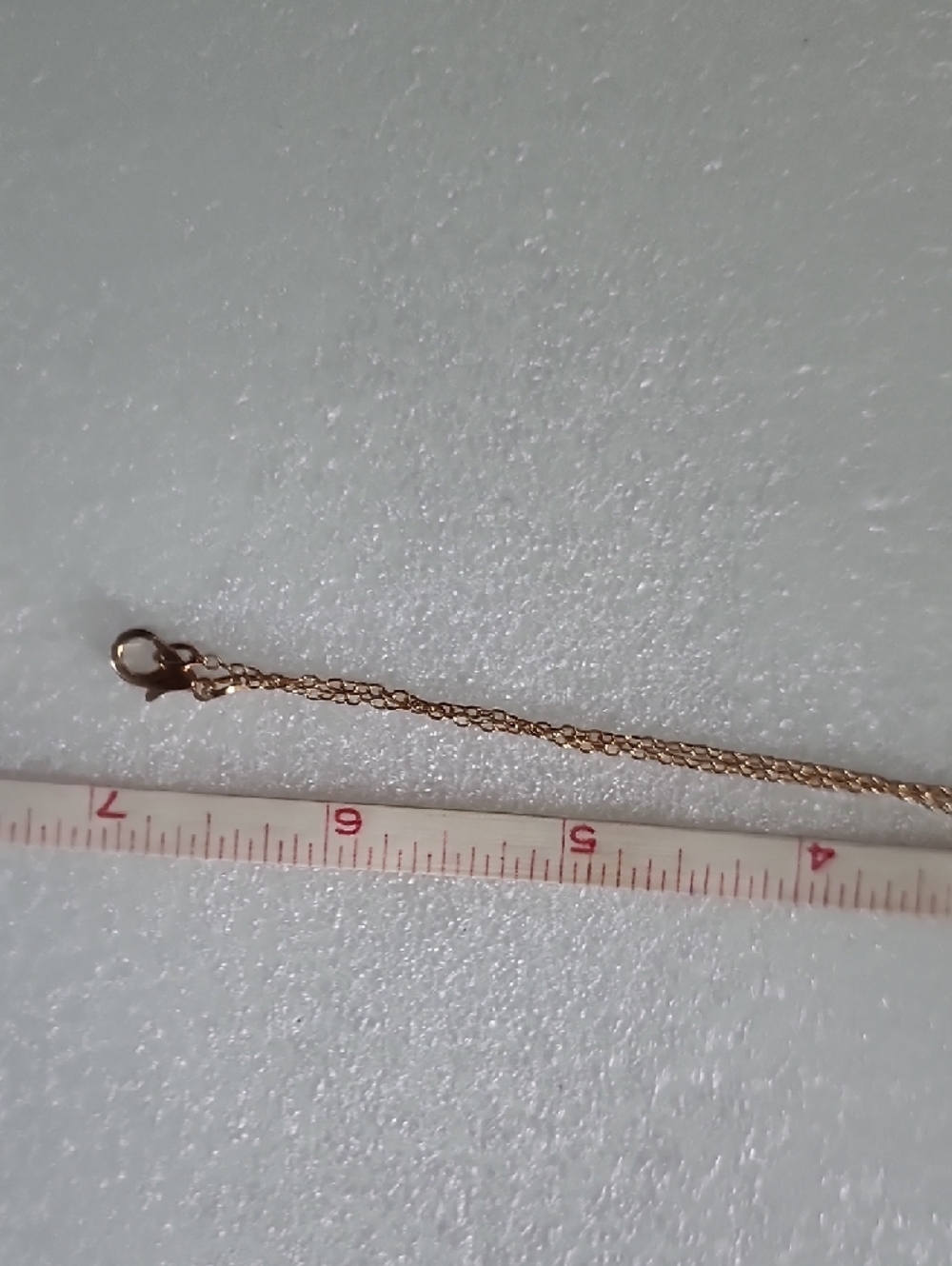 Hand Crafted Gold-Tone Crescent Moon Necklace with White Cat and Pink Flowers - Picture 5 of 7